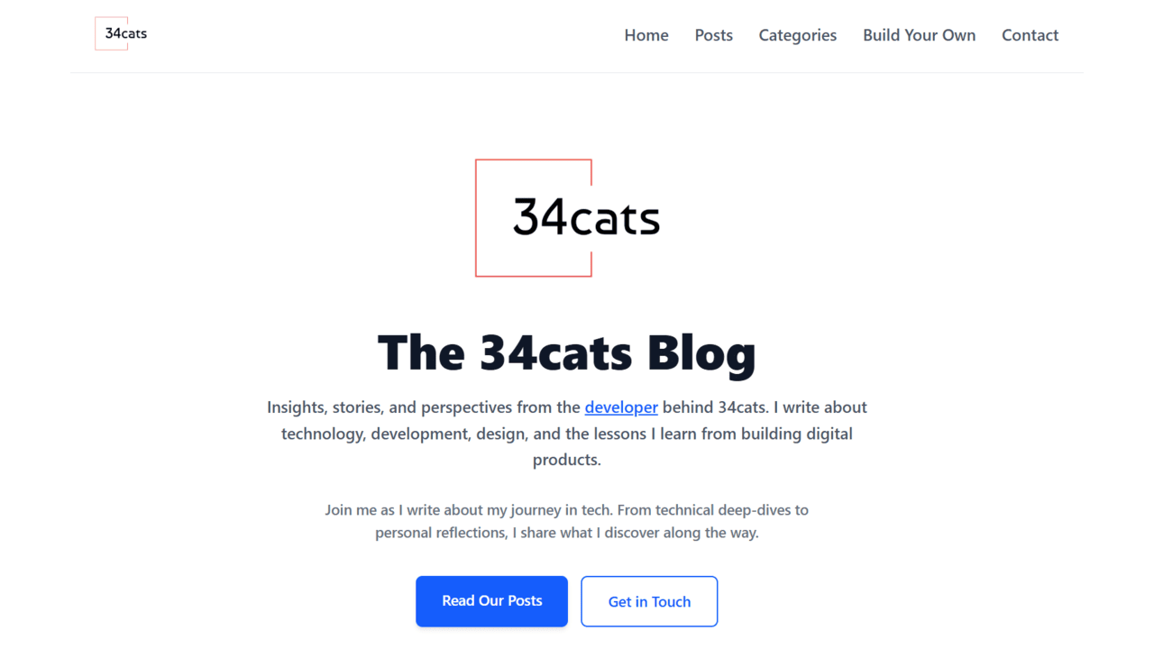 blog.34cats.com Home Page